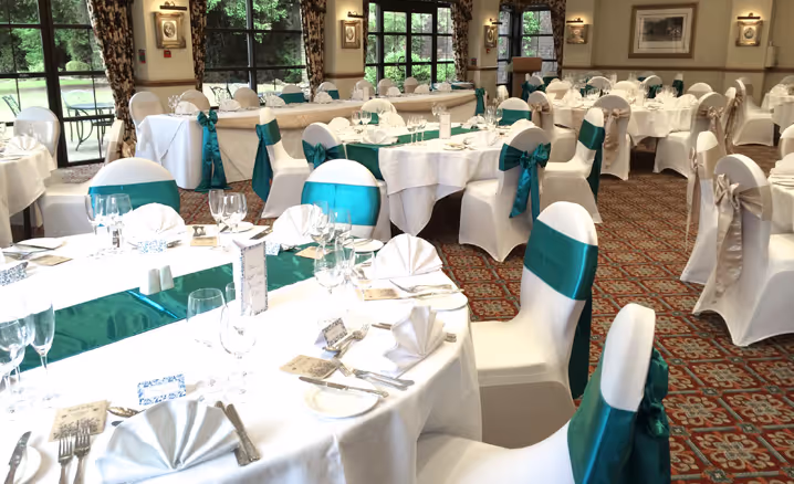 Wedding Decor Colours - Teal